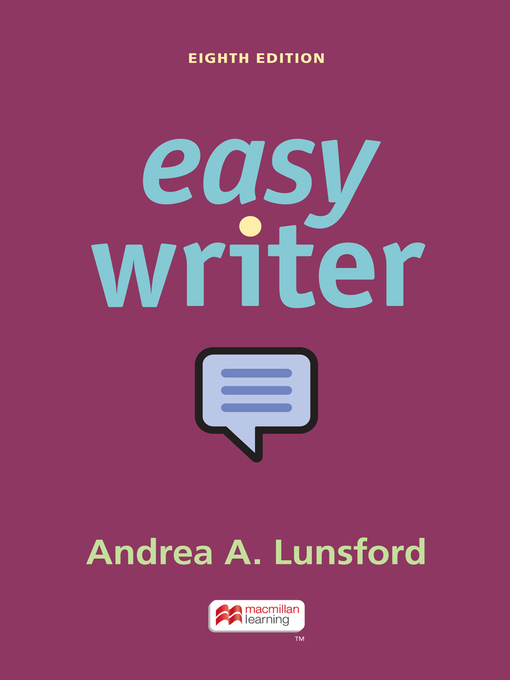 Title details for EasyWriter by Andrea A. Lunsford - Available